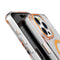 Orange Anti-Yellowing Hard Clear Magnetic Case for iPhone 16 6.1