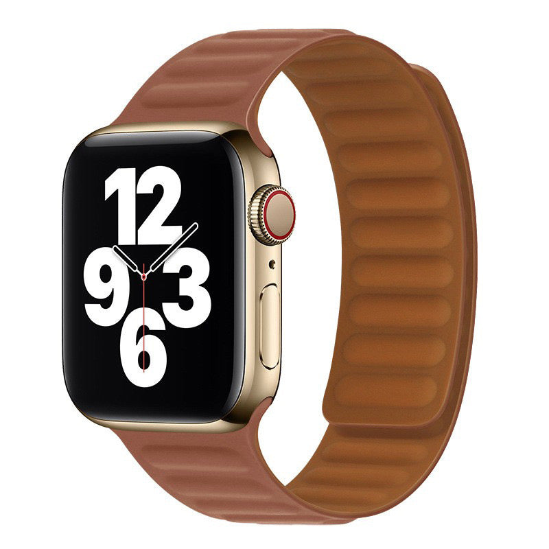 Brown Magnetic Silicone Band for 42"/44"/45"/46"