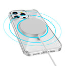 Titanium Pure Clear Magnetic Case in Package for iPhone 15 Pro Max