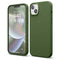 Dark Green Soft Silicone Case for iPhone 15 6.1