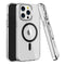 Black Anti-Yellowing Hard Clear Magnetic Case for iPhone 16 6.1