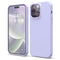 Lavender Soft Silicone Case for iPhone 15 Pro
