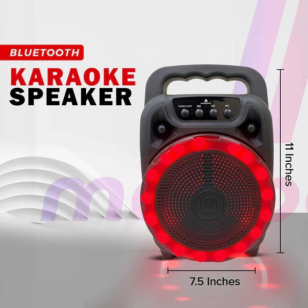 MPD661L 6 "SPEAKER 7 DIFFERENT MODES LIGHTING USB,BLUE TOOTH,SD WITH RECHARGEABLE BATTERY