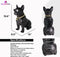 MD566 BIG SIZE 20" FRENCHIE BULL DOG SPEAKER WITH GLASSES AND DOG COLLAR - Black