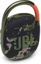 JBL Clip 4: Ultra Portable Speaker with Bluetooth, Built-in Battery, Waterproof and Dustproof Feature -10 hours of Playtime - Camo