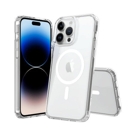 Clear Case with Magnetic Compatibility for iPhone 15 / 14 / 13