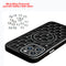 Black Deluxe Quilted Case for iPhone 15 Plus / 14 Plus