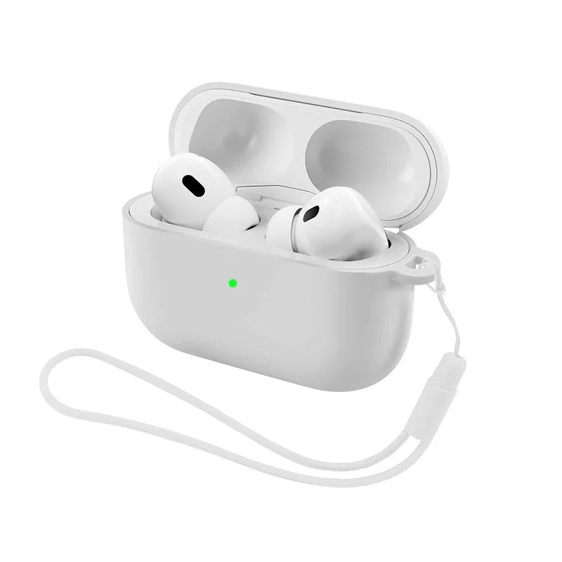 White Silicone Case for AirPods Pro 3