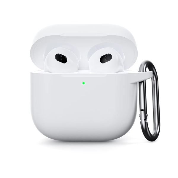 White Silicone Case for AirPods 4