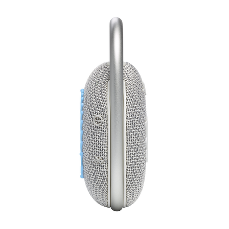 JBL Clip 4: Ultra Portable Speaker with Bluetooth, Built-in Battery, Waterproof and Dustproof Feature -10 hours of Playtime - Eco White