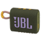 JBL Go 3: Portable Speaker with Bluetooth, Built-in Battery, Waterproof and Dustproof Feature - Green