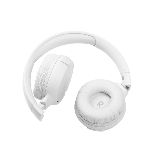 JBL Tune 510Bt Wireless Bluetooth 5.0 On-Ear Headphones - JBL Pure Bass Sound - 40 Hour Battery Life and Speed Charge - Hands-Free Calls - Siri/Google - White