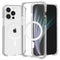 White Magnetic Compatible TPU Bumper Ultra Clear Back Shockproof for iPhone 15 Pro