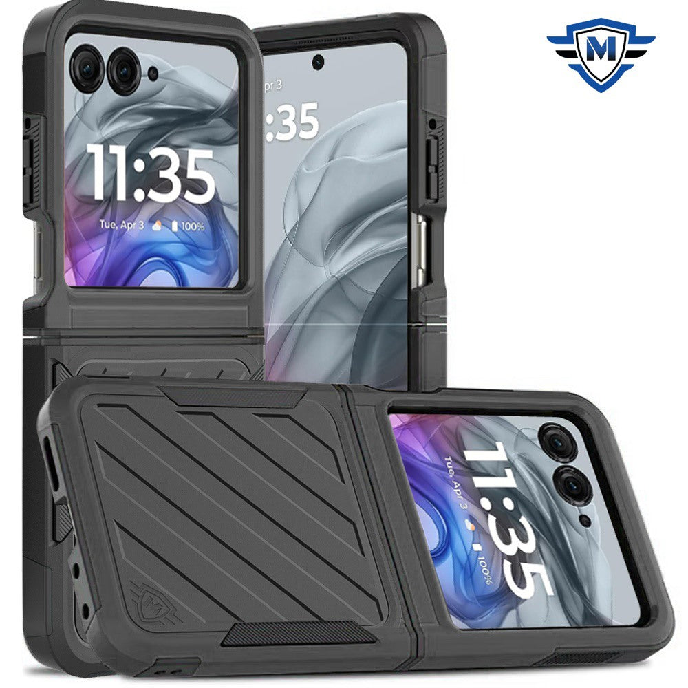 Black Heavy Duty Hybrid for Motorola Razr 2025 2024