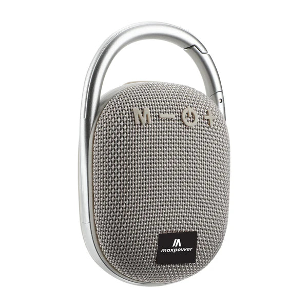 MD321-CLIP ON BLUETOOTH OUTDOOR SPEAKER WATER RESISTANCE & DUST PROOF Grey