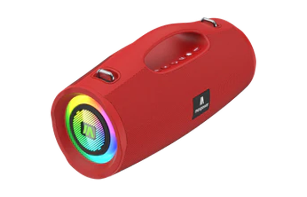 MPD437 ULTRA PRO M2 - HEAVY DUTY PORTABLE OUTDOOR BLUETOOTH SPEAKER WATER RESISTANCE & DUST PROOF, SHOULDER STRAP Red