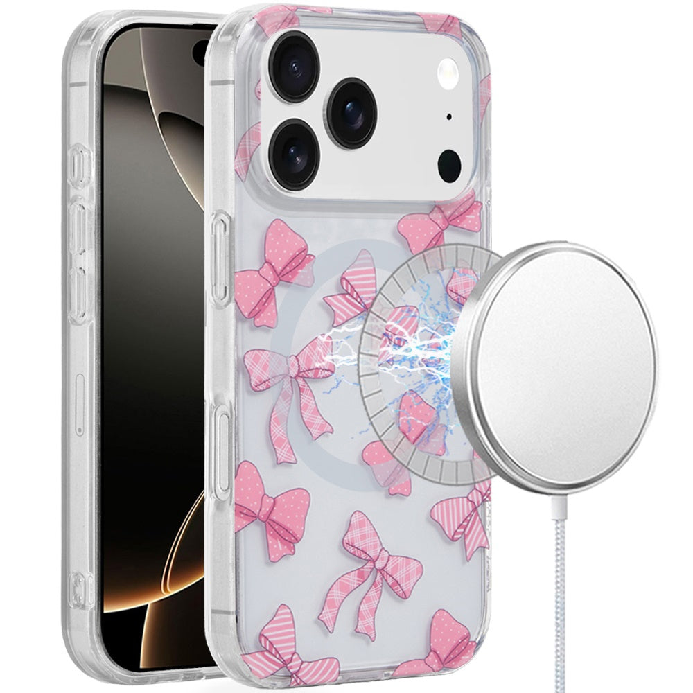 Bow Knot Magnetic Design Case For iPhone 17 Pro Max