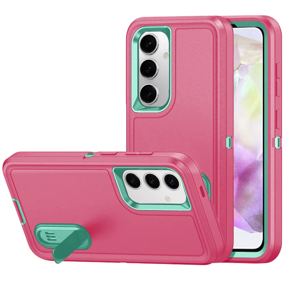 Pink Tough Hybrid Kickstand Case For Samsung Galaxy A36 / A56