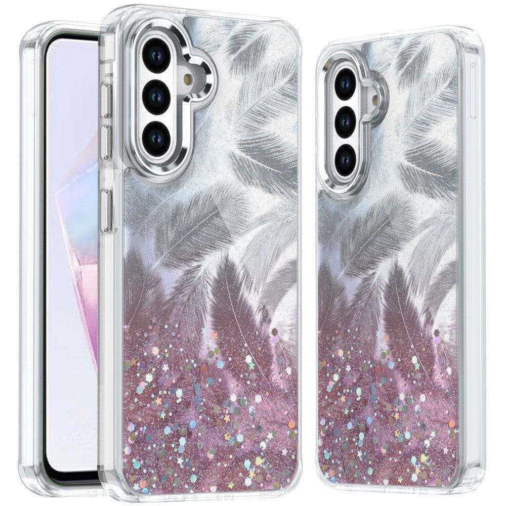Light Pink Epoxy Glitter Case for Samsung Galaxy A36 / A56