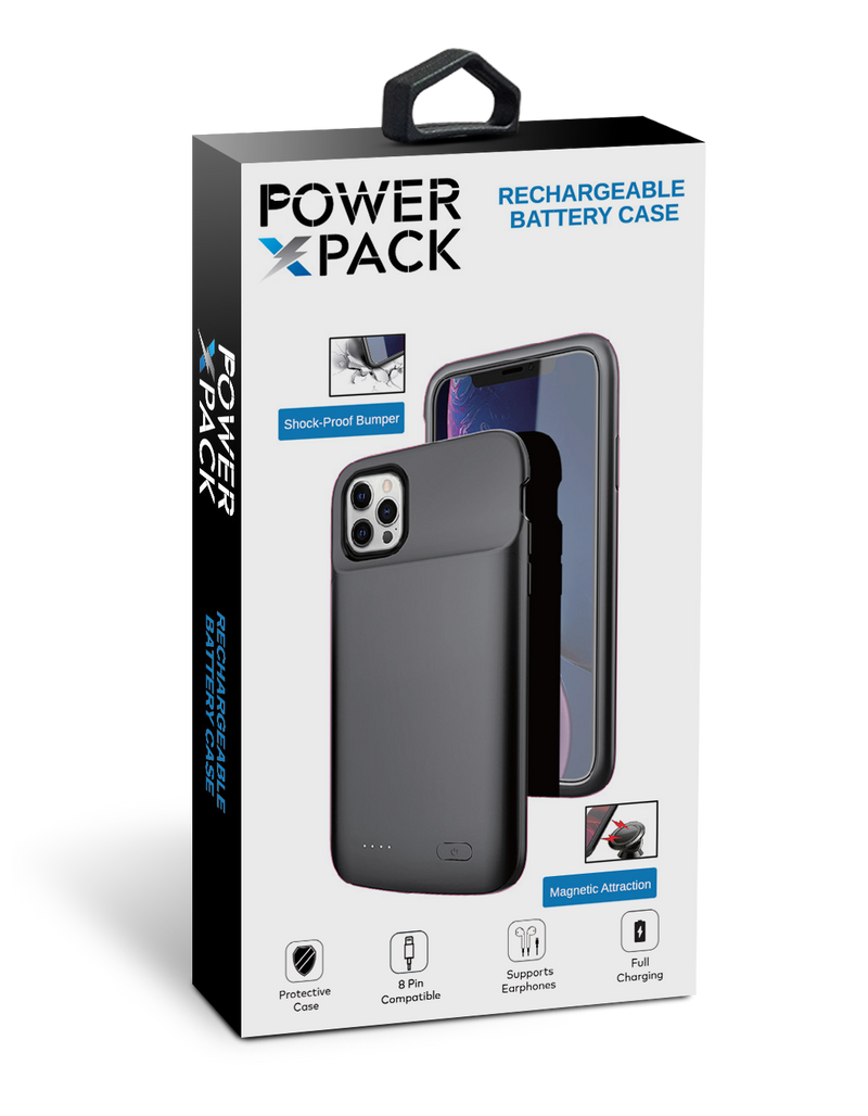 iPhone 12 6.1 Power X Pack Rechargeable Battery Case 4800Ah