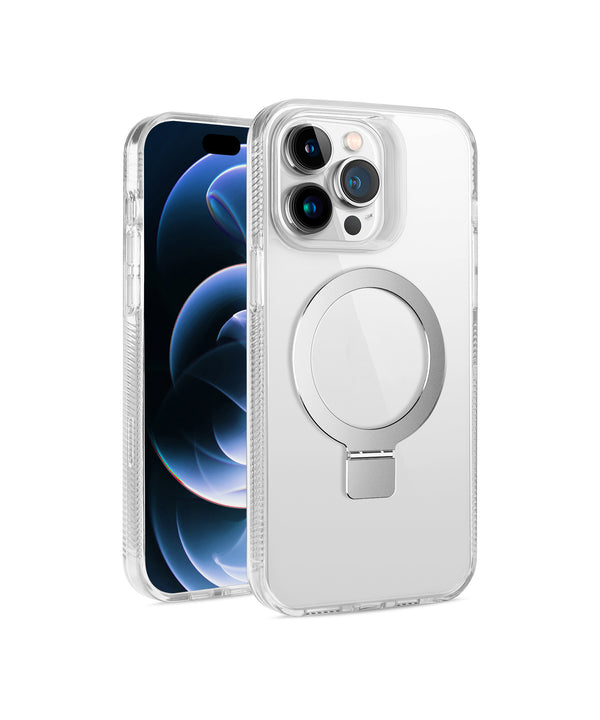 Clear Case Kickstand with Magnetic Compatibility for iPhone 11