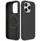 Black Soft Magnetic Silicone Case for iPhone 15 Plus 6.7