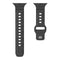 Black Rugged Silicone Band for Apple Watch 49" / 45" / 44" / 42"