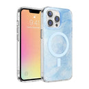 Blue Magnetic Glitter Case for iPhone 15 Pro Max