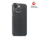Black Magnetic Carbon Fiber Case for iPhone 13 Pro