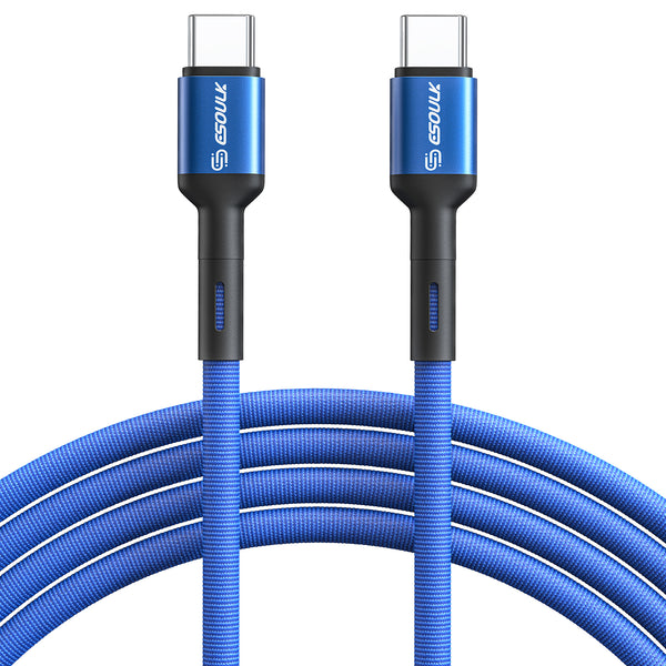 BLUE 10FT FAST CHARGING CABLE C TO C