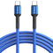 BLUE 10FT FAST CHARGING CABLE C TO C