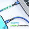 BLUE 10FT FAST CHARGING CABLE C TO 8PIN