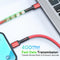 RED 10FT FAST CHARGING CABLE C TO 8PIN