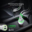 20W PD&QC CAR CHARGER - SET OF 12 PCS