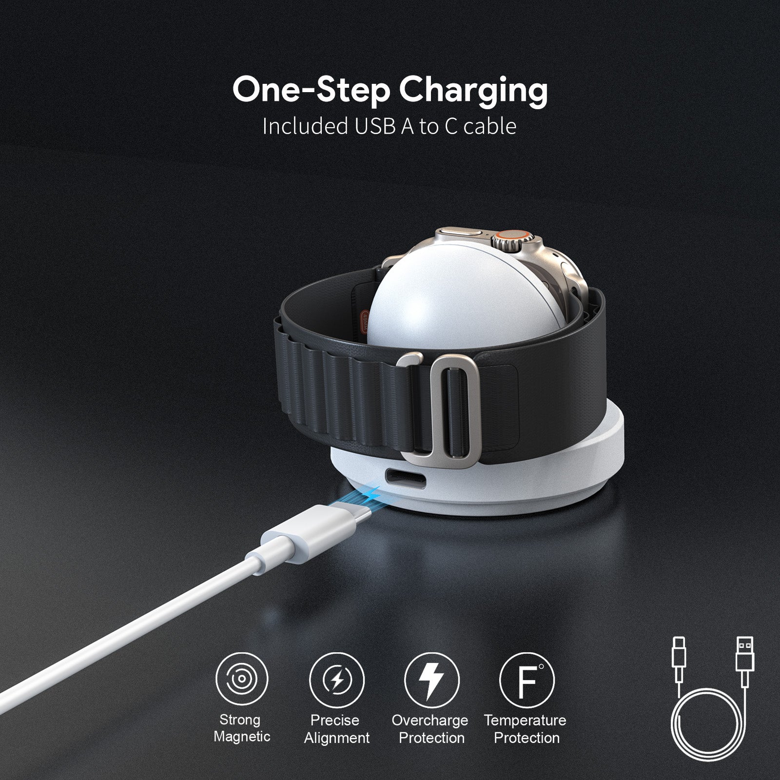 Smart Watch Magnetic Wireless Charging Stand