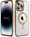 Gold Soft TPU Case with Magnetic Compatibility for iPhone 15 Plus 6.7 / 14 Plus 6.7