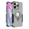 Titanium Roughed  Case with Kickstand and Magnetic Compatibility for iPhone 15 Pro