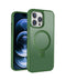 Green Smoked Kickstand with Magnetic Compatibility for iPhone 16 Pro