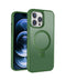 Green Smoked Kickstand with Magnetic Compatibility for iPhone 15 Pro