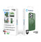 Green Smoked Kickstand with Magnetic Compatibility in Package for iPhone 16 Pro Max