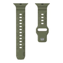 Olive Green Rugged Silicone Band for Apple Watch 49" / 45" / 44" / 42"