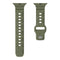 Olive Green Rugged Silicone Band for Apple Watch 49" / 45" / 44" / 42"