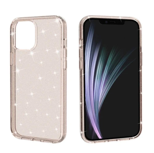 Rose Gold Glitter TPU Bumper for iPhone 15 Pro Max