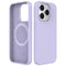 Lavender Soft Magnetic Silicone Case for iPhone 14 Pro