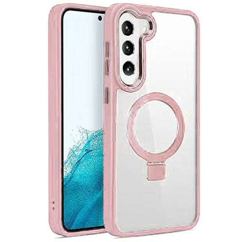 Pink Frame Kickstand with Magnetic Compatibility for Samsung Galaxy S23 Ultra