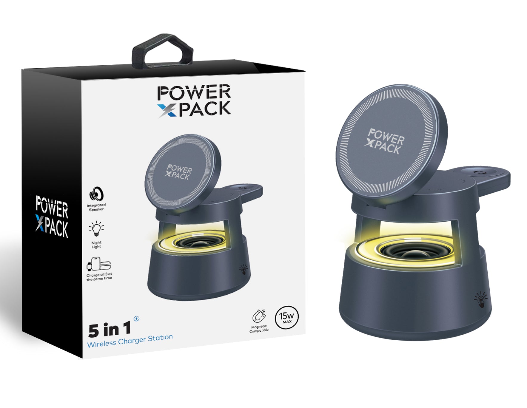 POWER X PACK 5 in 1 Wireless Charging Station