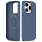 Navy Soft Magnetic Silicone Case for iPhone 14 Pro Max