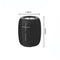 HD-22 Black Portable Speaker with LED lights and Power Bank