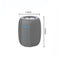 HD-22 Gray Portable Speaker with LED lights and Power Bank