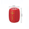 HD-22 Red Portable Speaker with LED lights and Power Bank